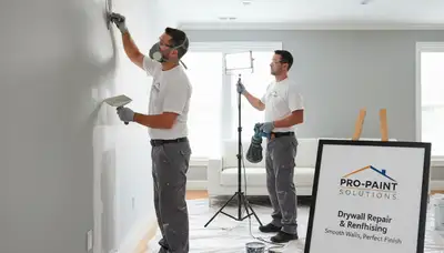 Professional drywall repair and wall restoration by house painters in Pasadena, CA
