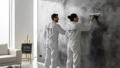Faux painting on Pasadena CA home walls with decorative texture by local painting experts