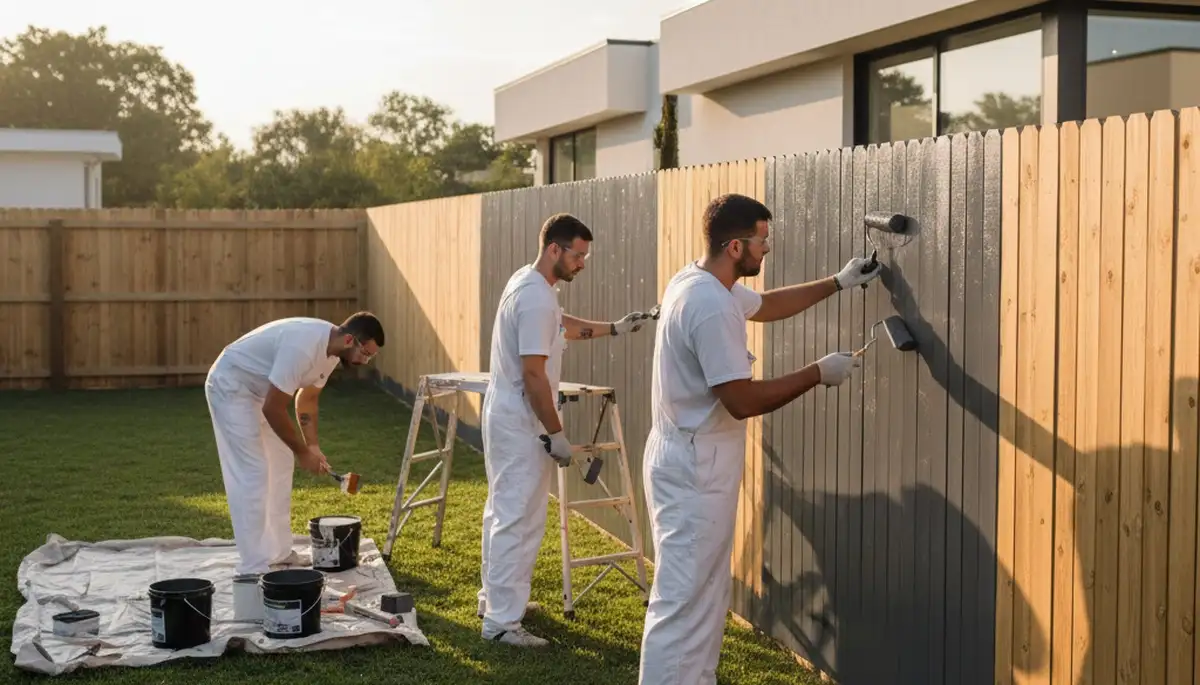 Professional fence painting service by expert house painters in Pasadena, CA