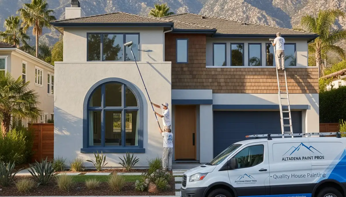 House painters in Pasadena, CA providing professional exterior and interior painting services