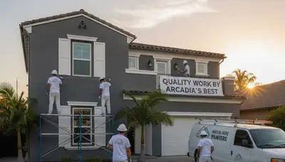 House painting contractors in Pasadena, CA providing professional interior and exterior painting services