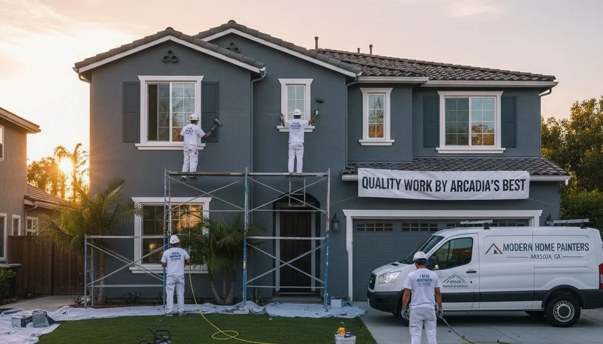 House painting service in Pasadena, CA by painting contractors for residential exteriors and interiors