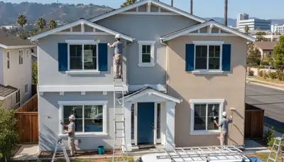 House painting service in Pasadena, CA for residential exterior painting projects