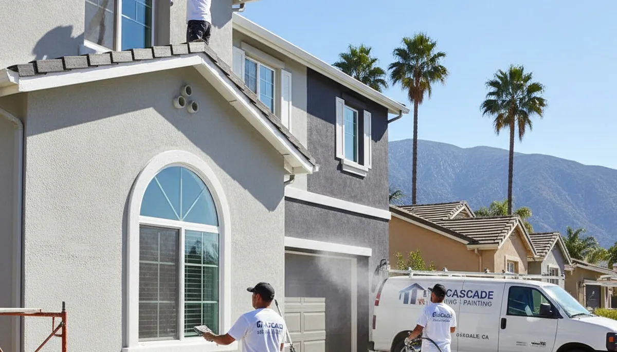 House painting service in Pasadena, CA by painting contractors for residential exteriors