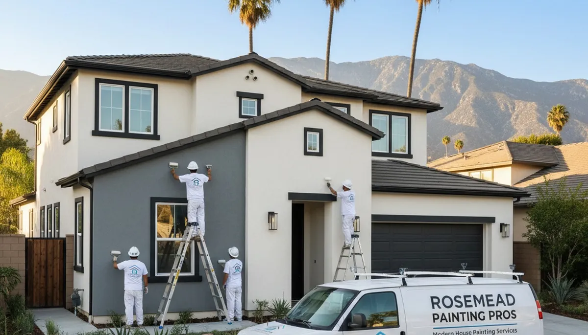 Professional house painters providing exterior home painting services in Pasadena, CA