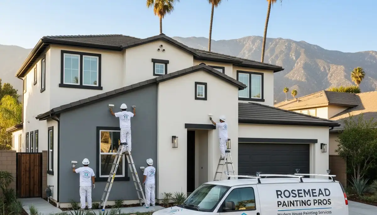 Professional house painters providing exterior home painting services in Pasadena, CA