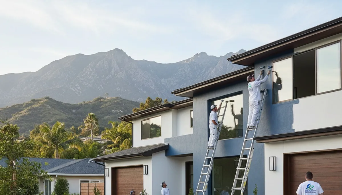 House painting service in Pasadena, CA for exterior and interior residential homes