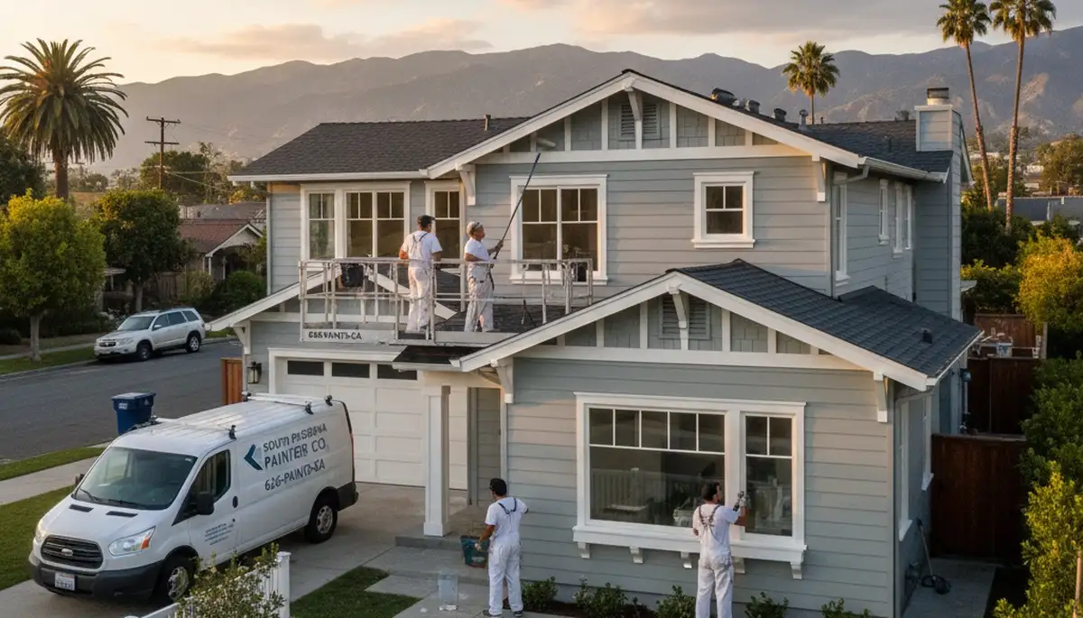 House painting contractor in Pasadena, CA providing exterior and interior painting services