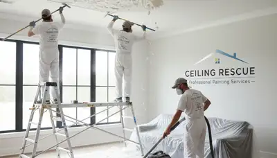 Professional popcorn ceiling removal and refinishing in Pasadena, CA home interior